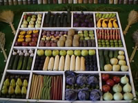 a vegetable tray
