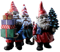The Three Wise Gnomes wish you a Happy and Safe Holiday Season The Three Wise Gnomes