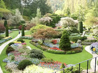 Butchart Botanical Gardens, Victoria BC, Canada