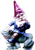 Kermit the Garden Gnome